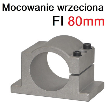 Mocowanie wrzeciona uchwyt CNC FI80 mm