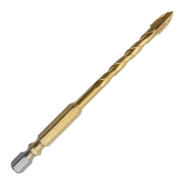 12mm TCT glass drill bit with cross tip, made of carbide (for Tiles, Porcelain and Brick)